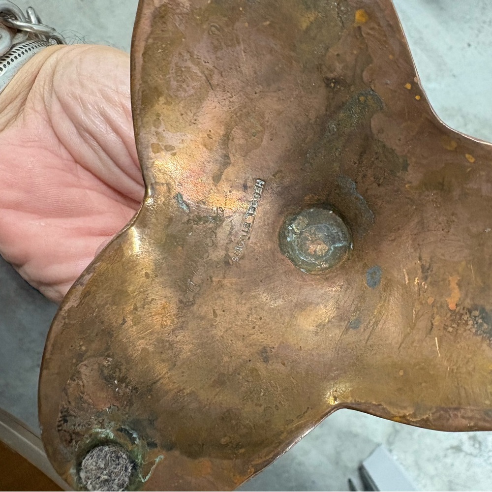 Hessel Studio Copper Candlesticks - Picture 4 of 5